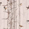 Birch Trees Pink - Coordonné