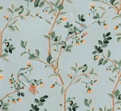 Birds Prosperity Turquoise - Coordonné