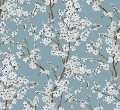 Cherry Blossom Turquoise - Coordonné