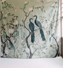 Edo Tapestry Mint - Coordonné