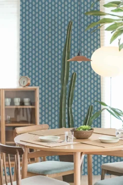 Feather Parade Indigo - Coordonné