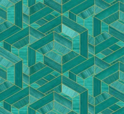 Hexagon Aqua - Coordonné