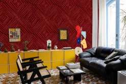 Kaleido-Bamboo Scarlet - Coordonné