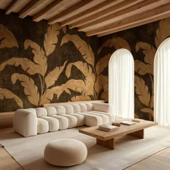 Leaves Shadow Gold - Coordonné