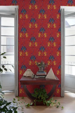 Medieval Tapestry Deep Coral - Coordonné