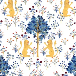 Medieval Tapestry Pure White - Coordonné