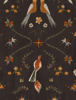 Metaphoric birds Black - Coordonné