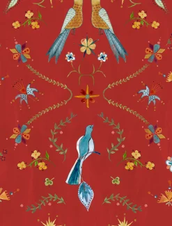 Metaphoric birds Red - Coordonné