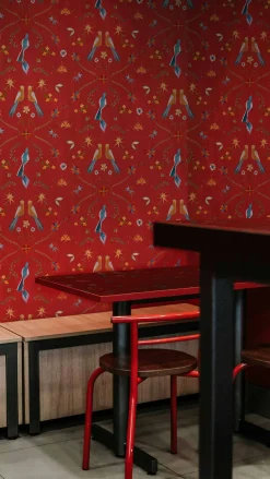 Metaphoric birds Red - Coordonné