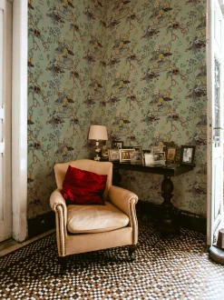 Sacred Pheasants Jade - Coordonné