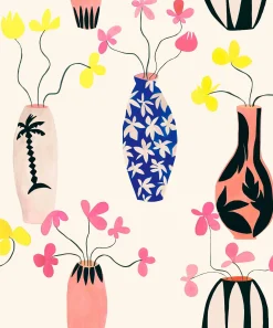 Vase of Paradise Ivory - Coordonné