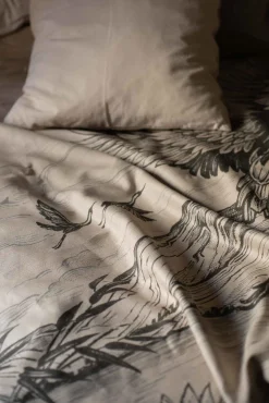 Heron's Poetry Tapestry Nacre - Coordonné