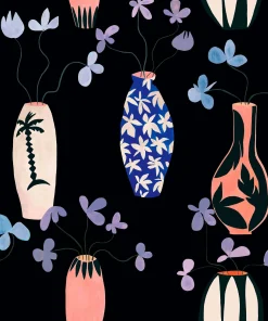 Vase of Paradise Charcoral - Coordonné