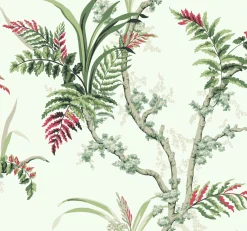 Wild Ferns Coral - Coordonné