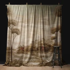 Xi Hu Lake Tapestry Amber - Coordonné